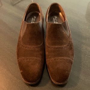 English made Ralph Lauren Chocolate Suede Shoes